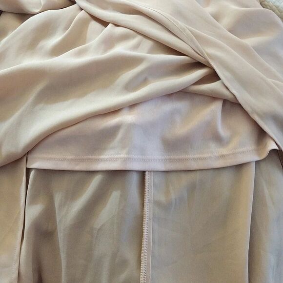 Show Me Your MuMu Dusty Blush Pink Kendall Slitted Maxi Dress Medium - Picture 12 of 16